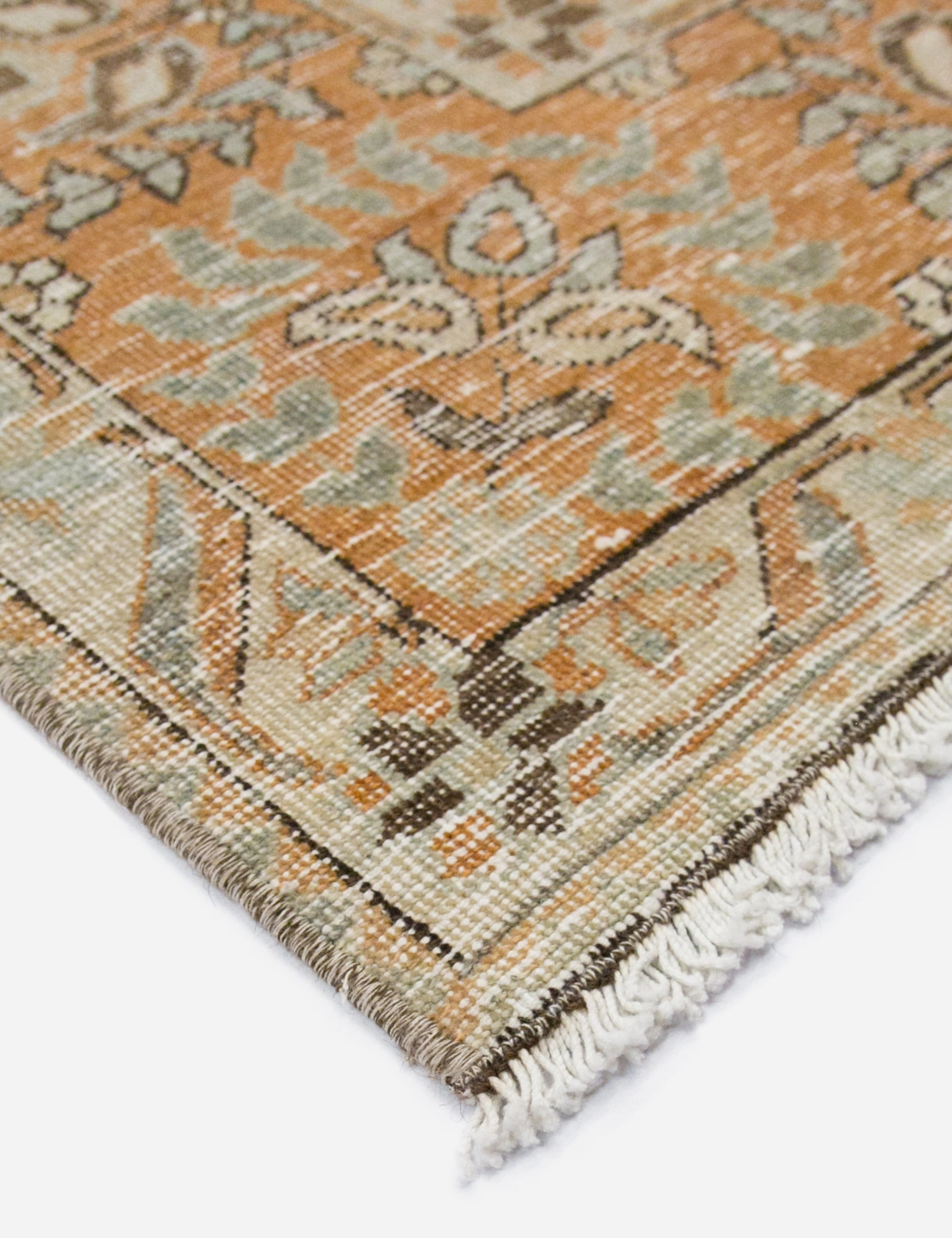 Vintage Turkish Hand-Knotted Wool Rug No. 377, 6'11" x 10'5"
