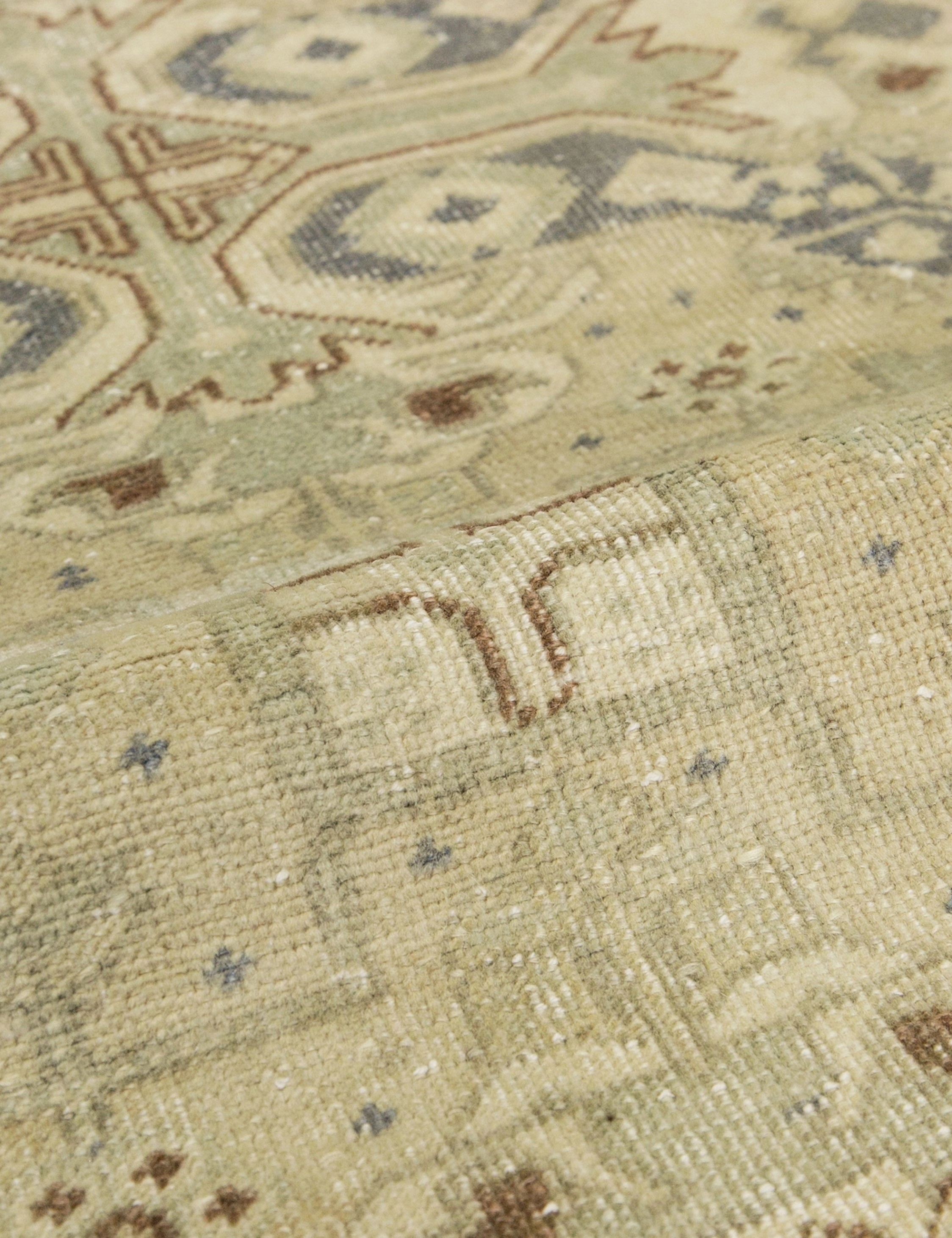 Vintage Turkish Hand-Knotted Wool Rug No. 382, 6'5" x 9'5"