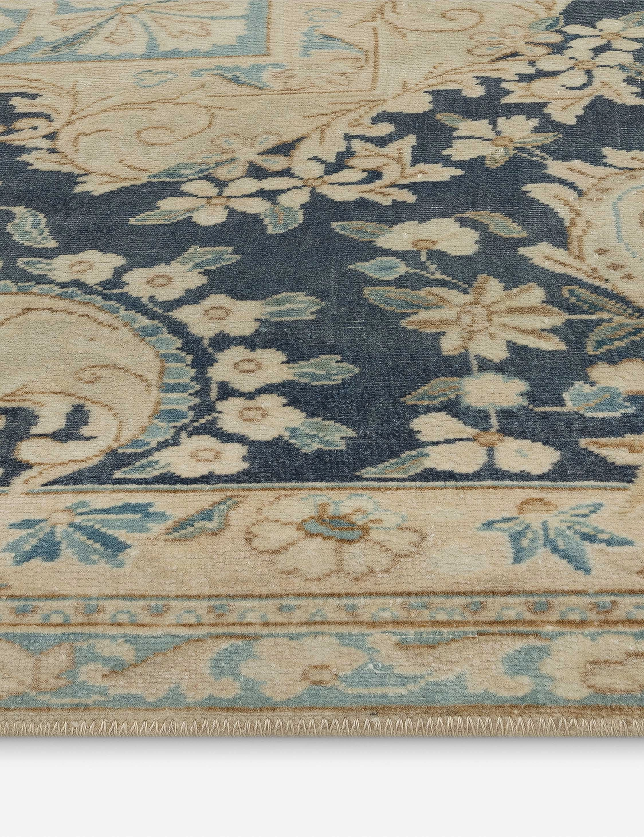 Vintage Turkish Hand-Knotted Wool Rug No. 397, 9'8" x 16'