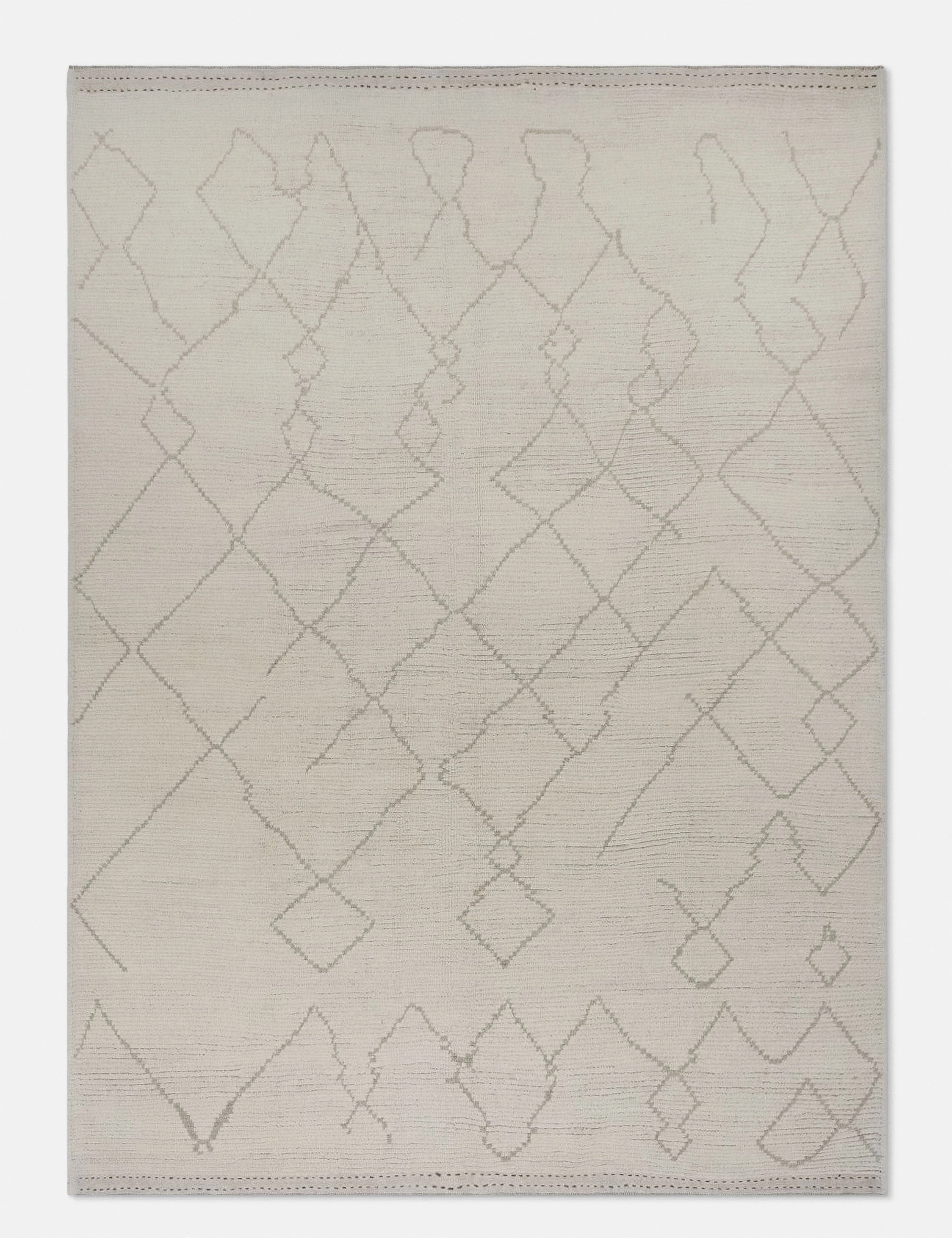 Vintage Turkish Hand-Knotted Wool Rug No. 399, 8'1" x 10'8"