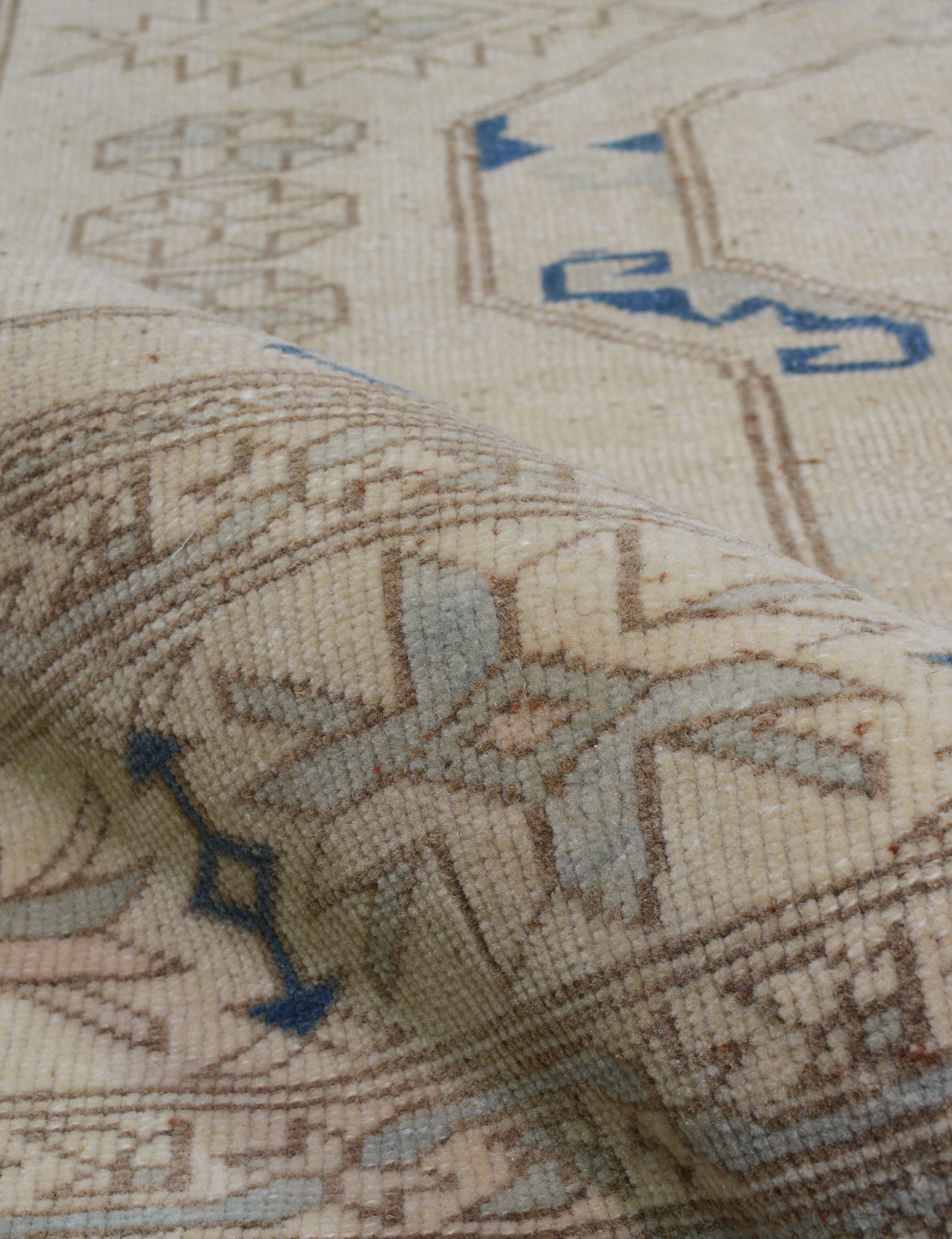 Vintage Turkish Hand-Knotted Wool Rug No. 413, 7'9" x 9'3