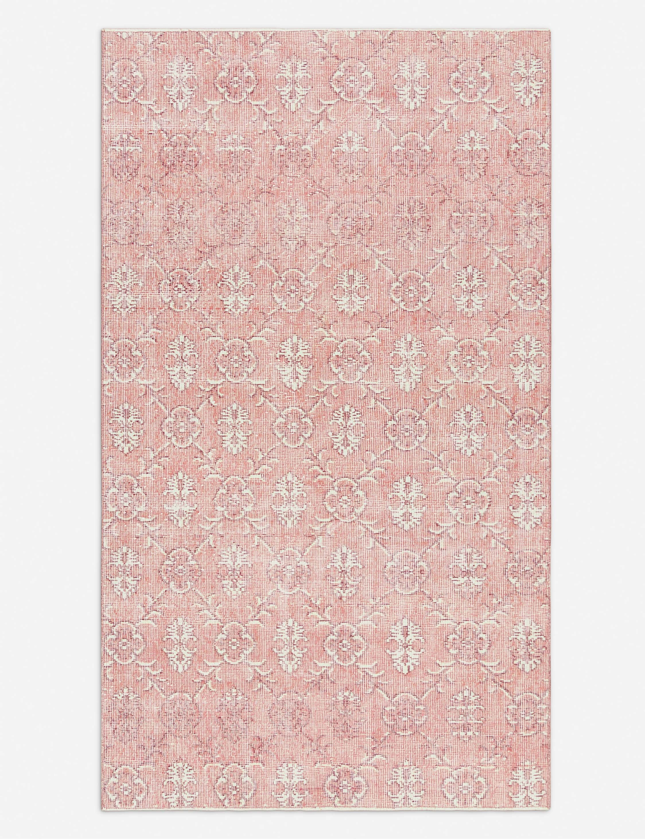 Vintage Turkish Hand-Knotted Wool Rug No. 431, 3'10" x 6'9"
