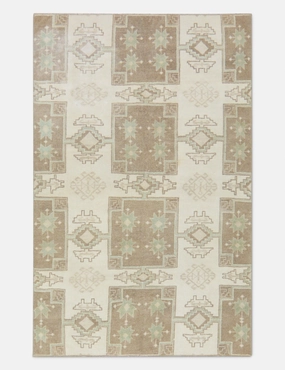 Vintage Turkish Hand-Knotted Wool Rug No. 436, 4' x 5'10"
