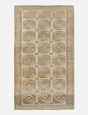 Vintage Turkish Hand-Knotted Wool Rug No. 438, 6'5" x 12'1"