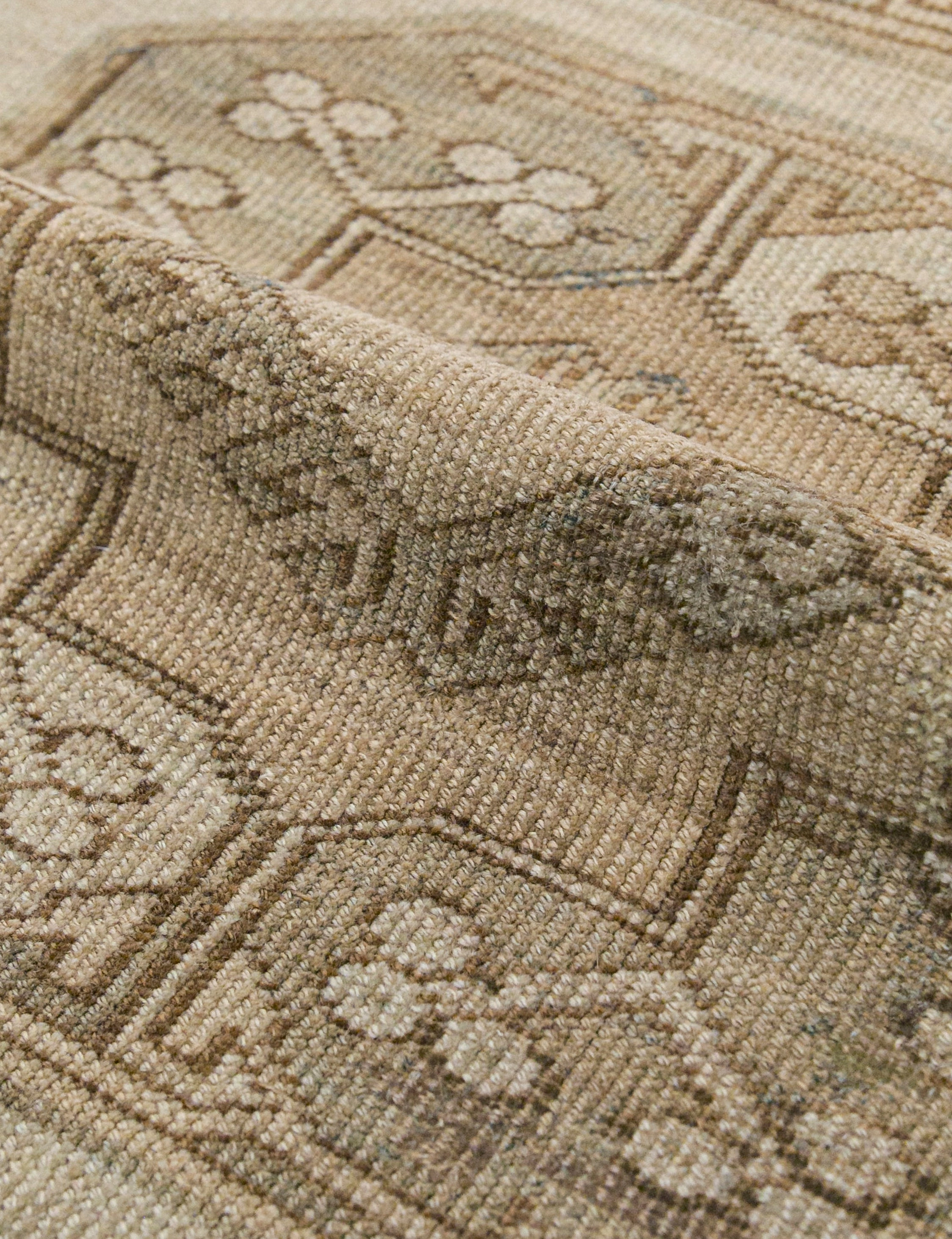 Vintage Turkish Hand-Knotted Wool Rug No. 438, 6'5" x 12'1"