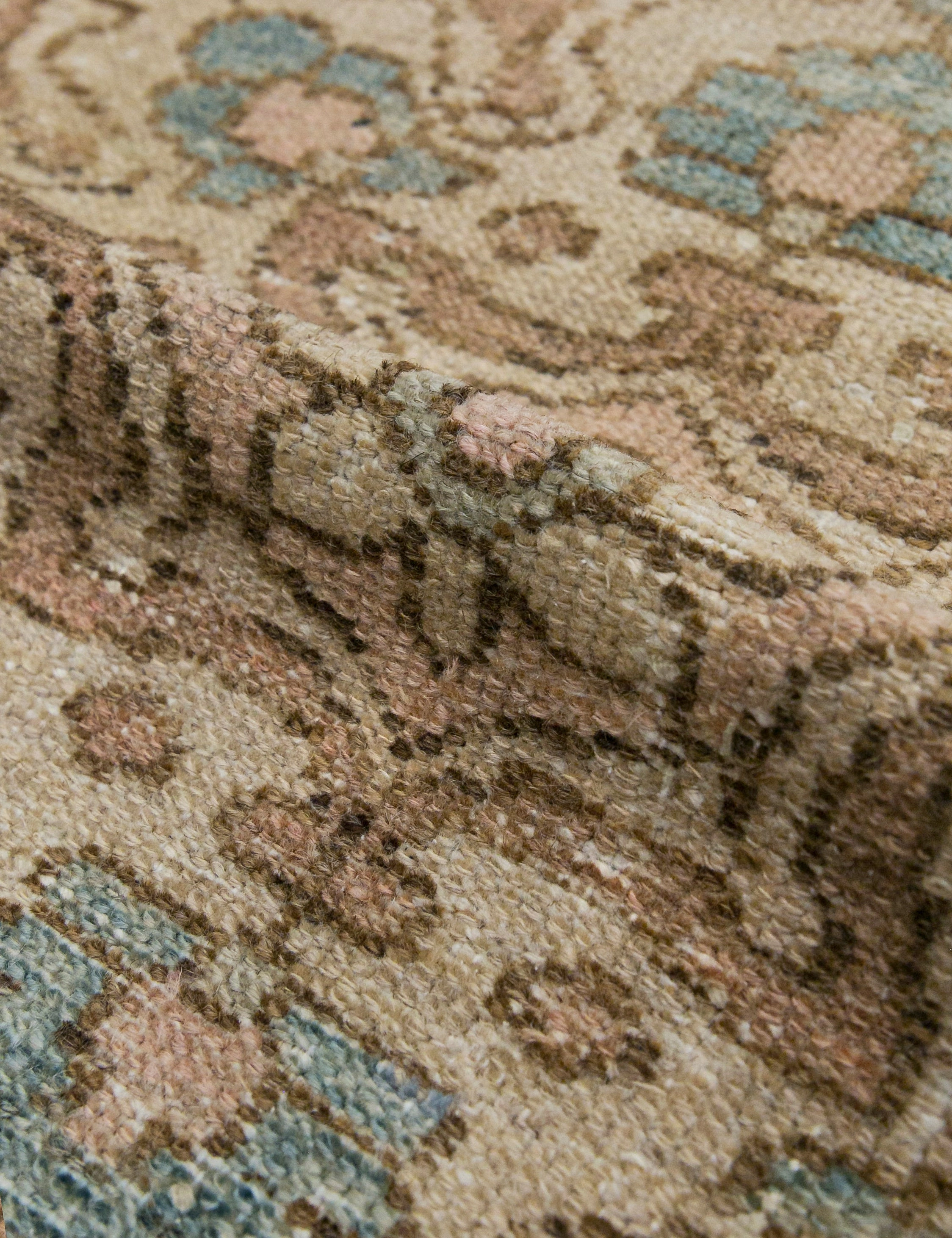 Vintage Turkish Hand-Knotted Wool Rug No. 445, 3'8" x 6'4"