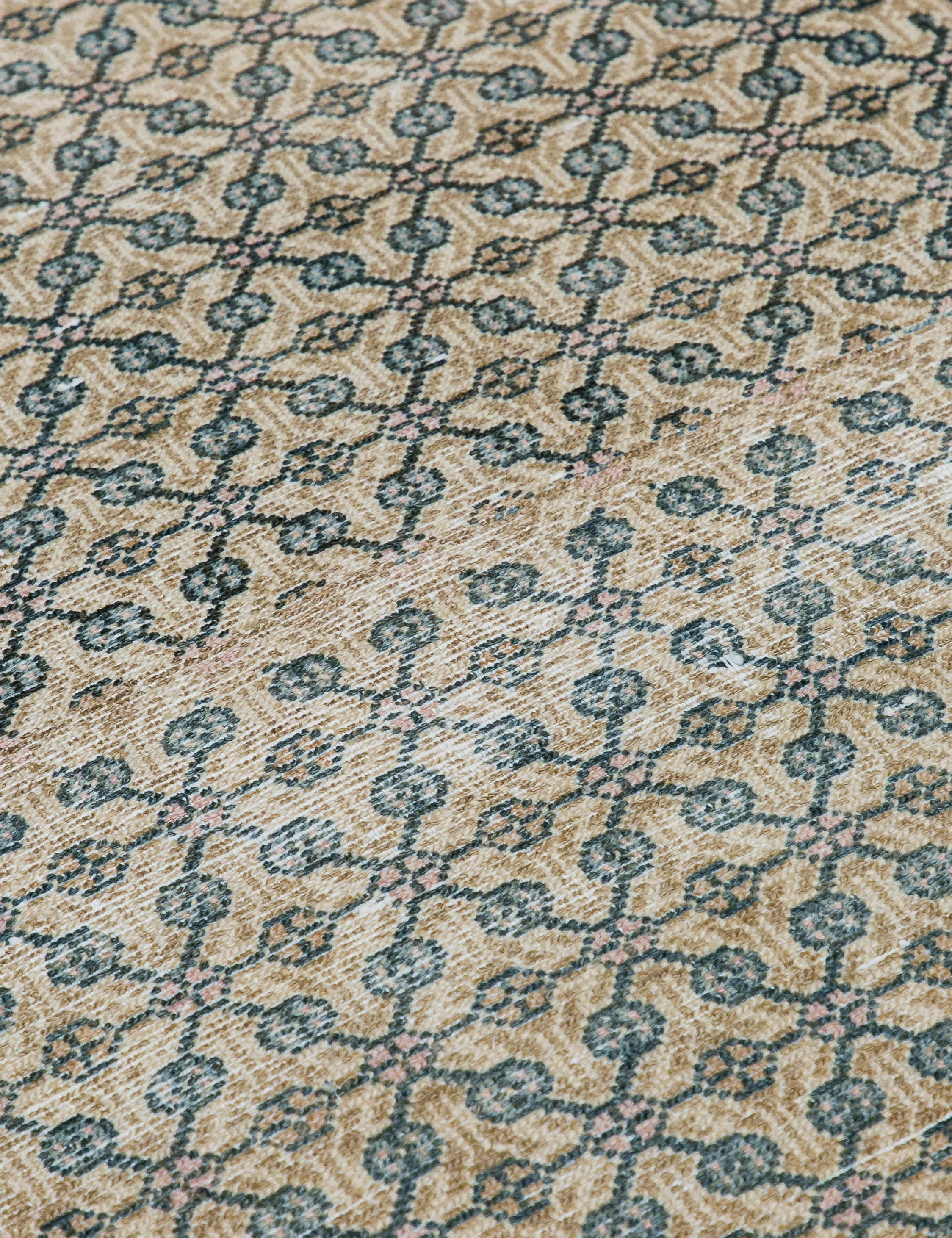 Vintage Turkish Hand-Knotted Wool Rug No. 449, 3'10" x 6'7"