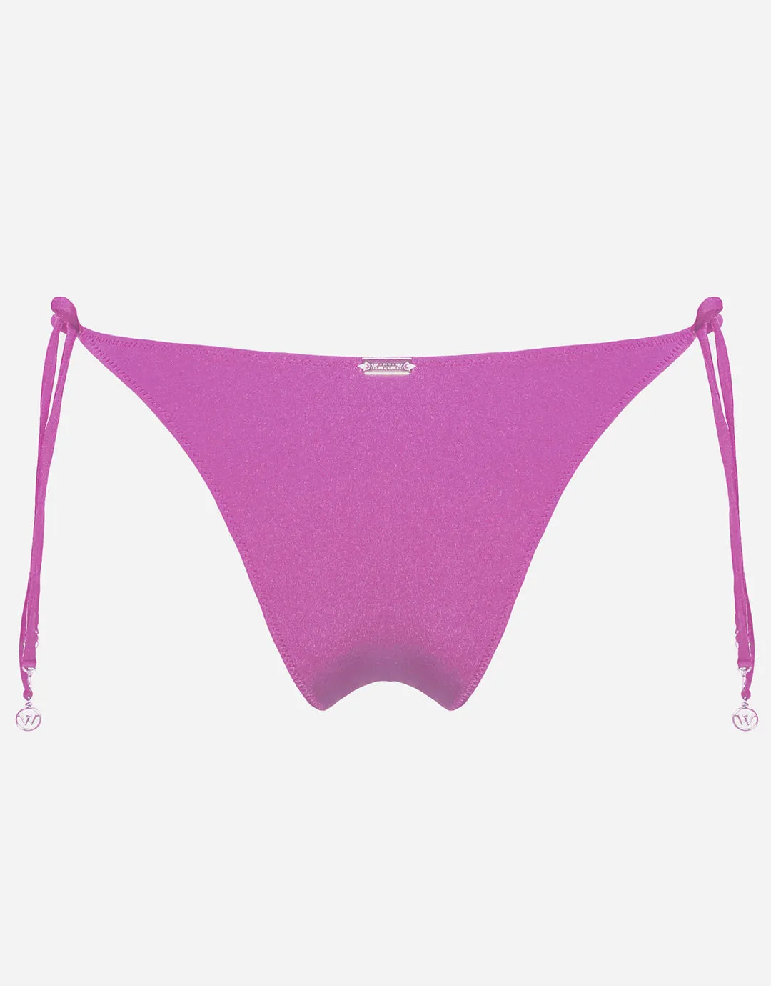 Viva Energy Tie Side Bikini Pant - Pink Flash
