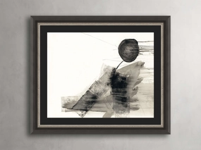 Void and Form IV Framed Print