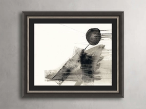 Void and Form IV Framed Print