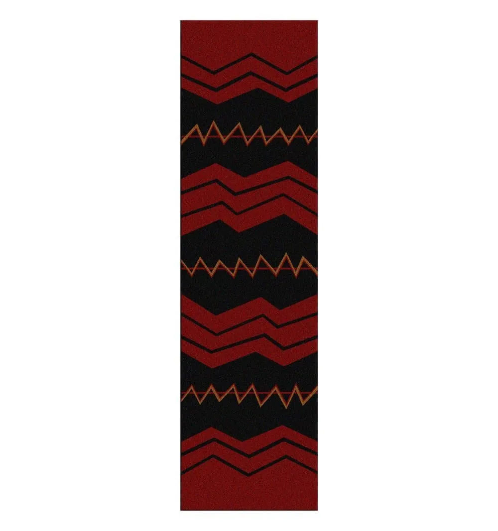 War Path Area Rugs & Runners in Red
