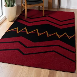 War Path Area Rugs & Runners in Red serving tray, cheese board