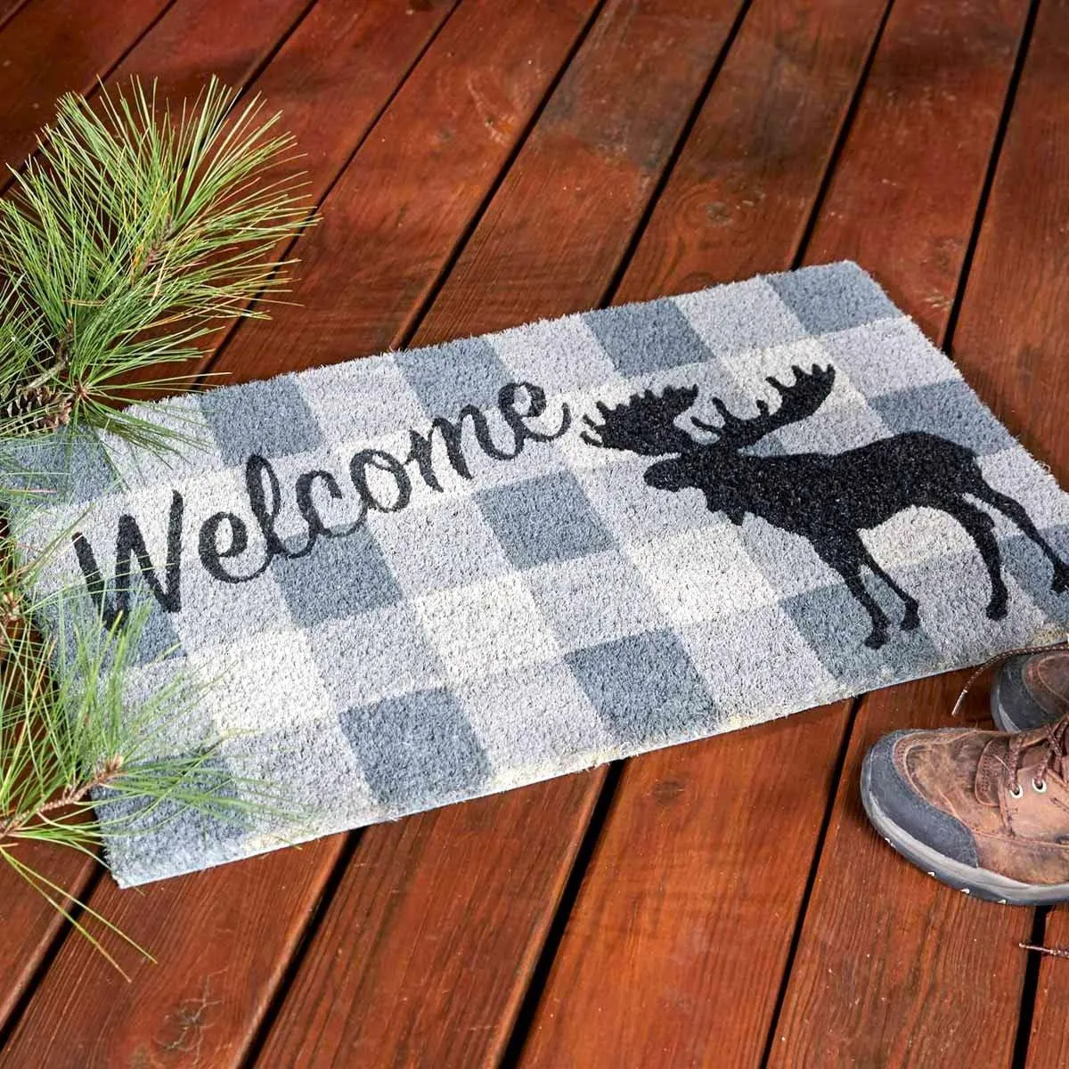 Welcome Moose Doormat modern serveware, serving platter