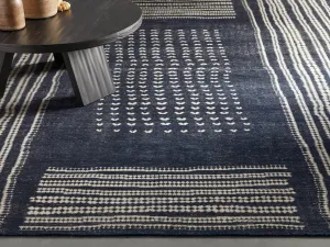 Wellgate Hand-Knotted Rug in Indigo