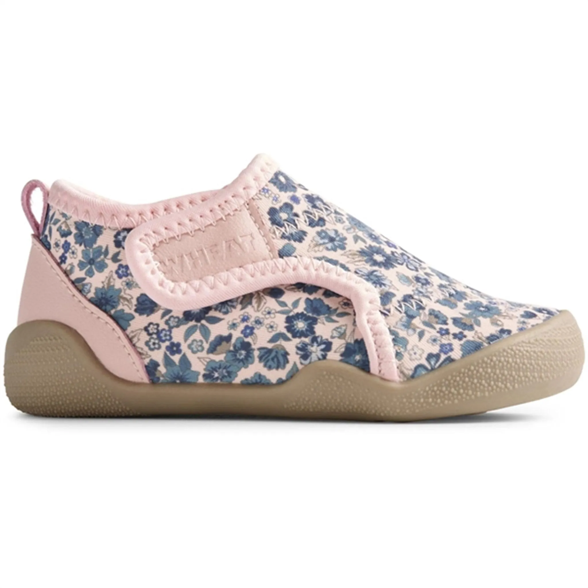 Wheat Beach Shoe Shawn Blue Flower Meadow