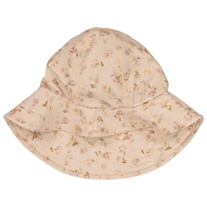 Wheat Purple Poppy Flowers UV Sun Hat