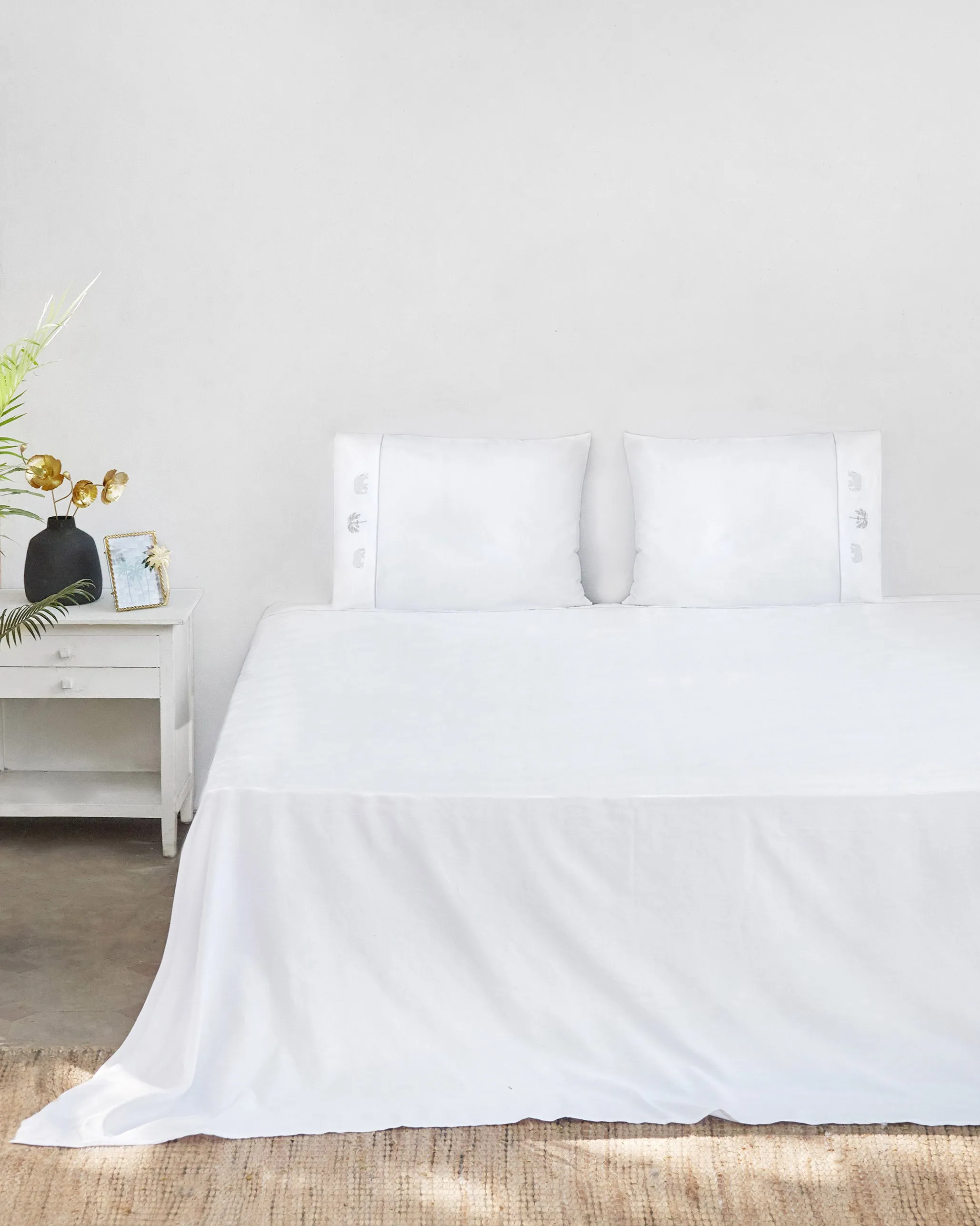 White Pillow Case - Set of 2
