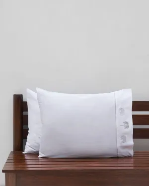 White Pillow Case - Set of 2 accent chair, modern chair
