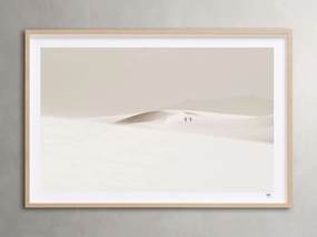 White Sands Framed Print