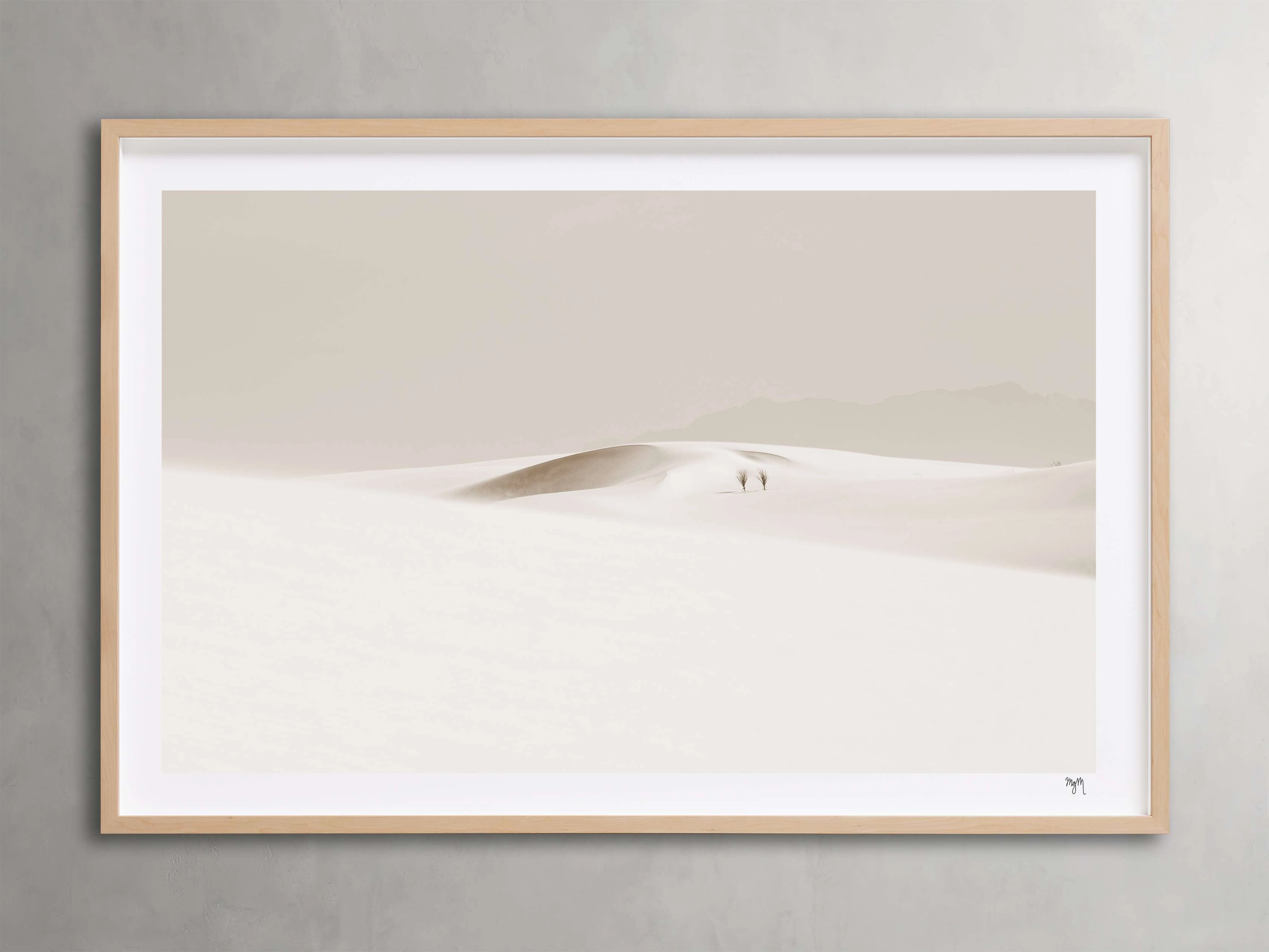 White Sands Framed Print