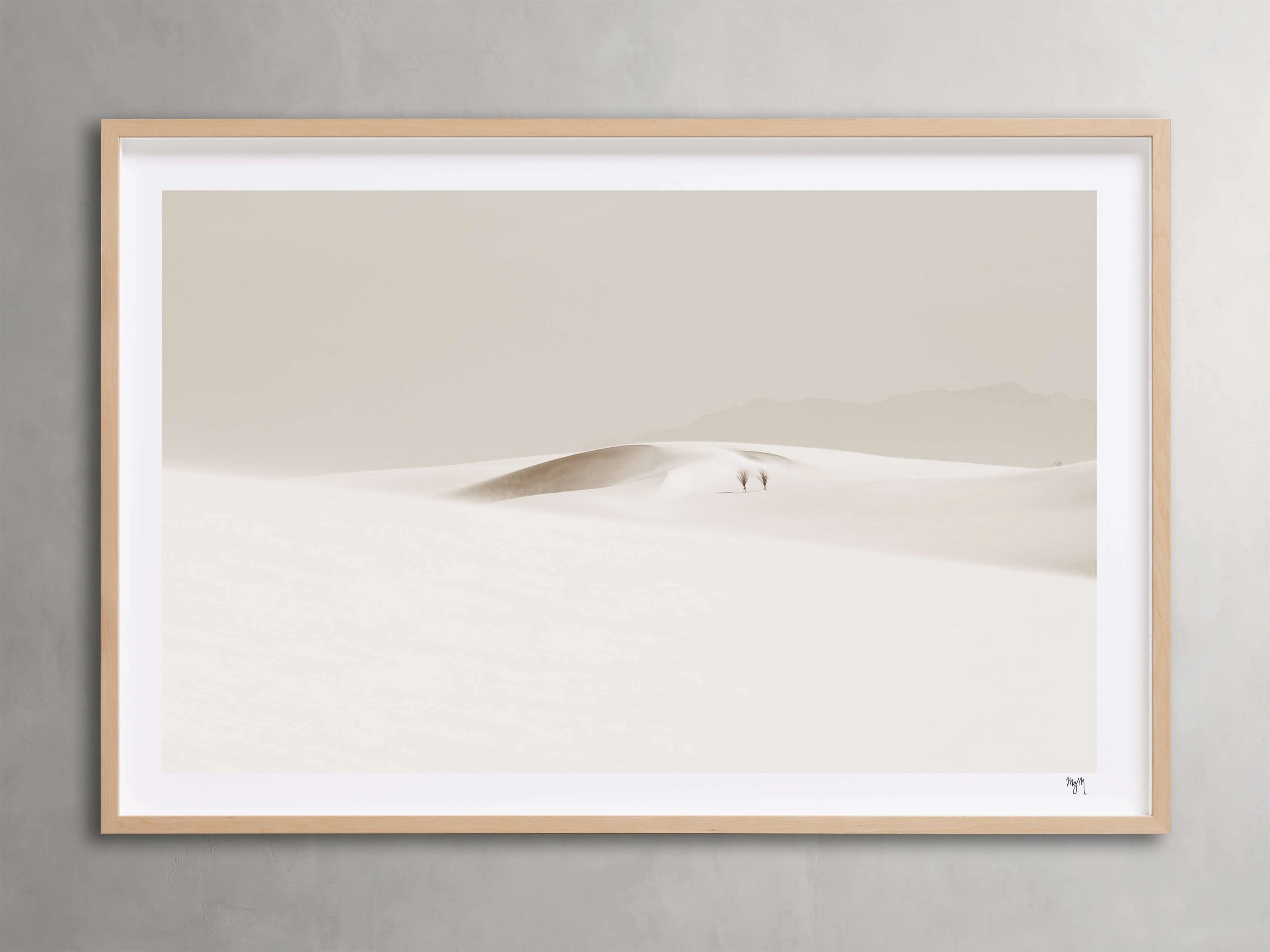 White Sands Framed Print