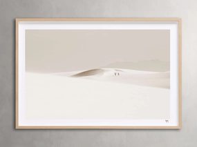 White Sands Framed Print