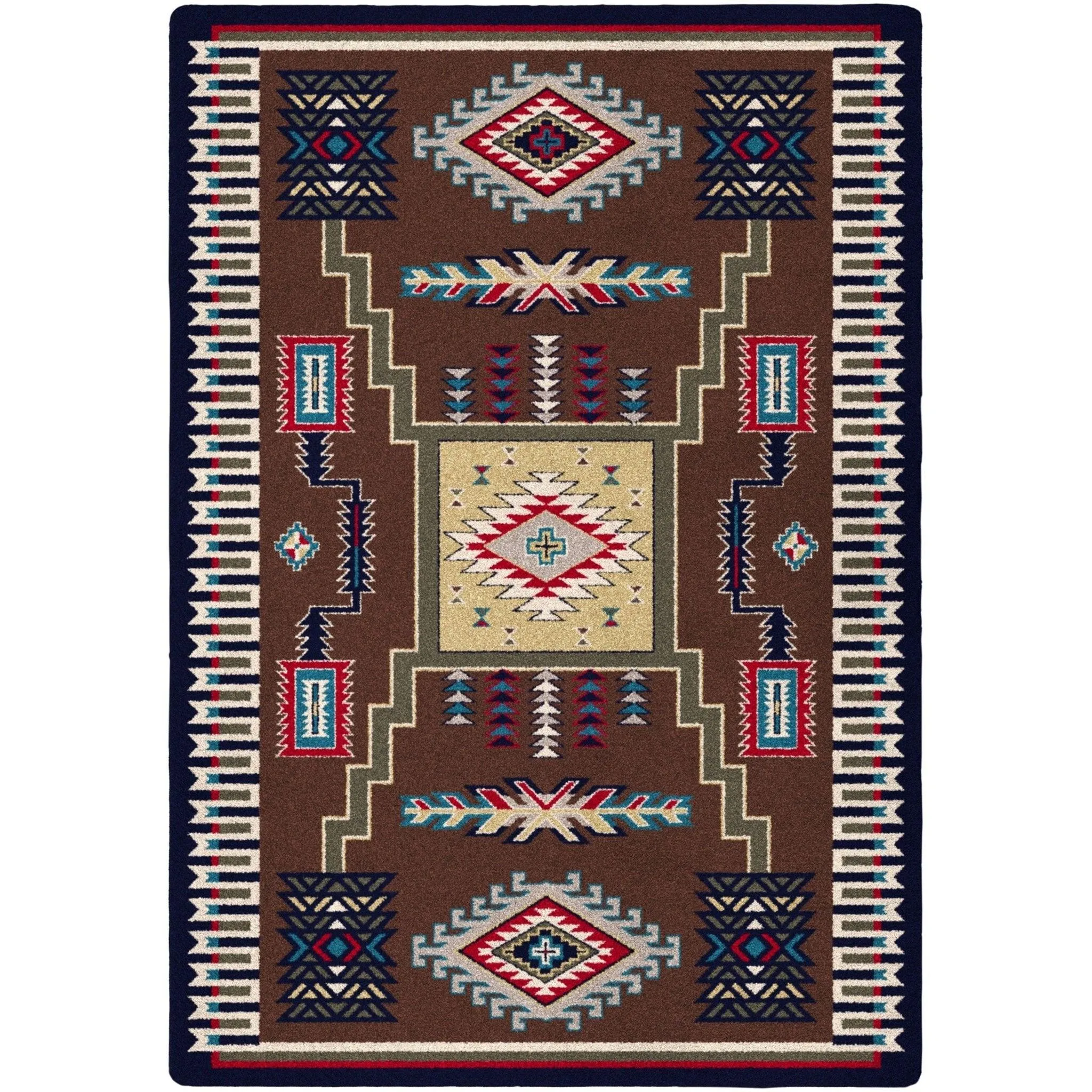 Wild Whiskey Area Rugs in Brown