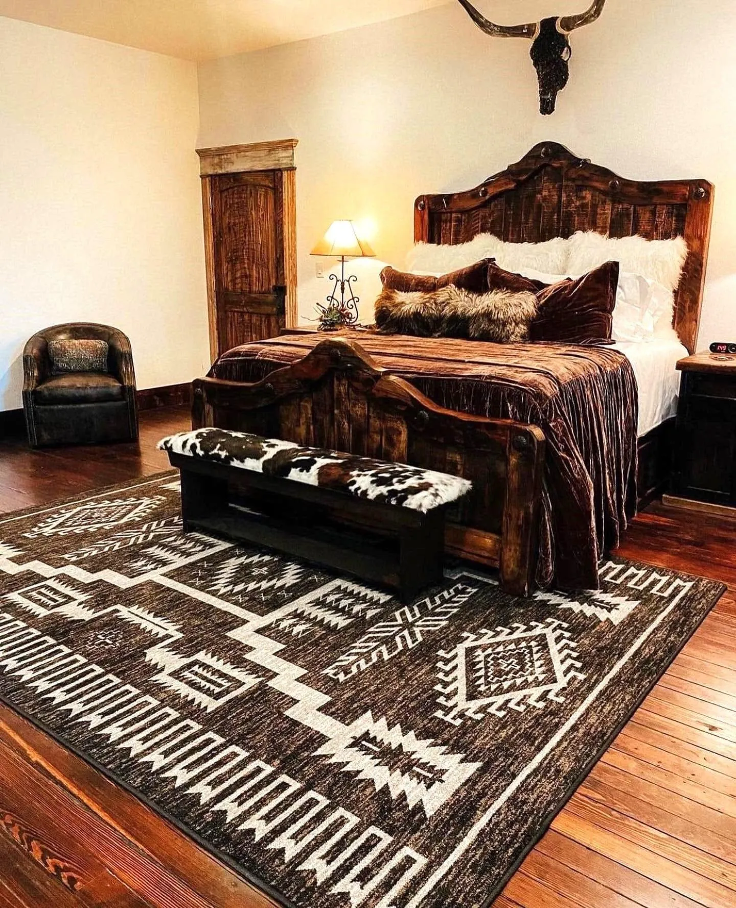 Wild Whiskey Area Rugs in Chocolate