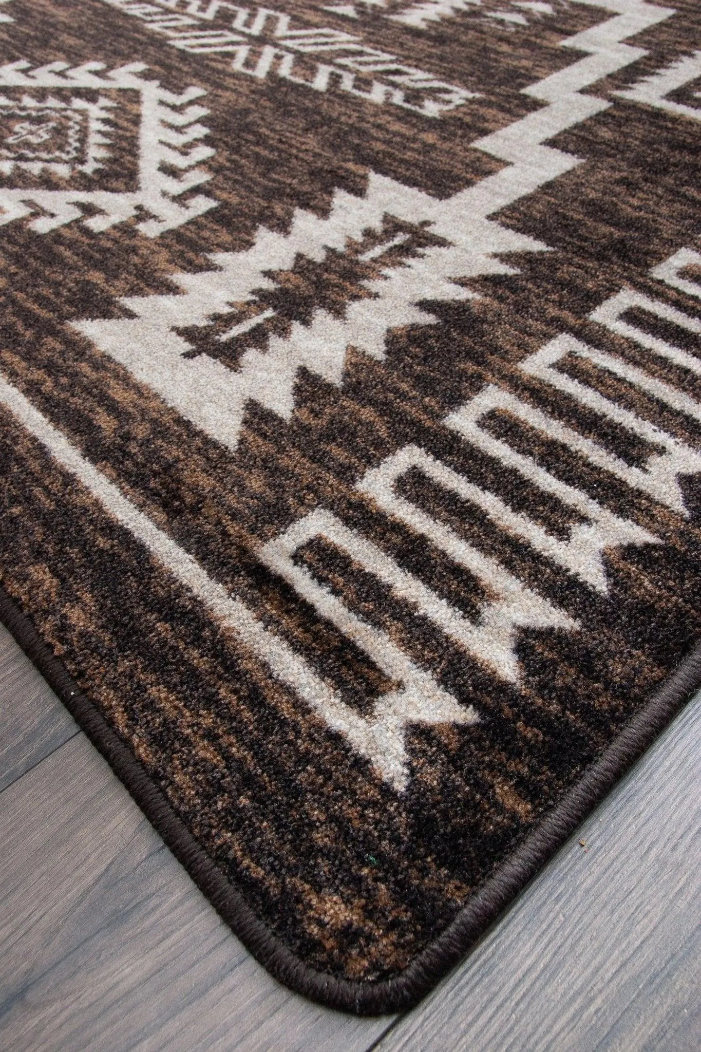 Wild Whiskey Area Rugs in Chocolate