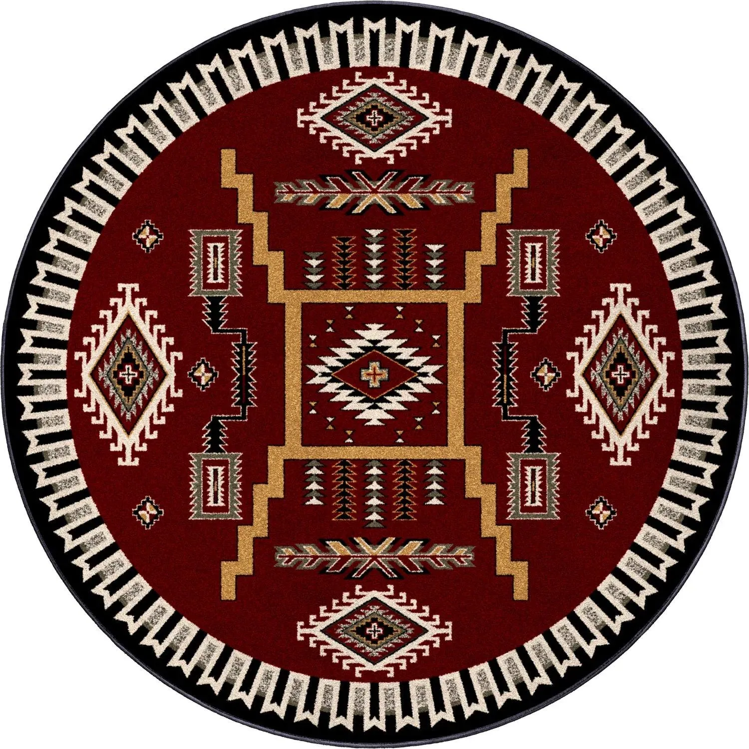 Wild Whiskey Area Rugs in Garnet