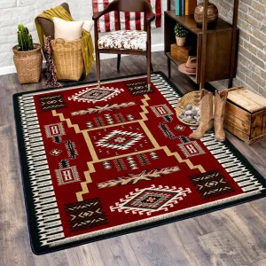 Wild Whiskey Area Rugs in Garnet serving tray, cheese board