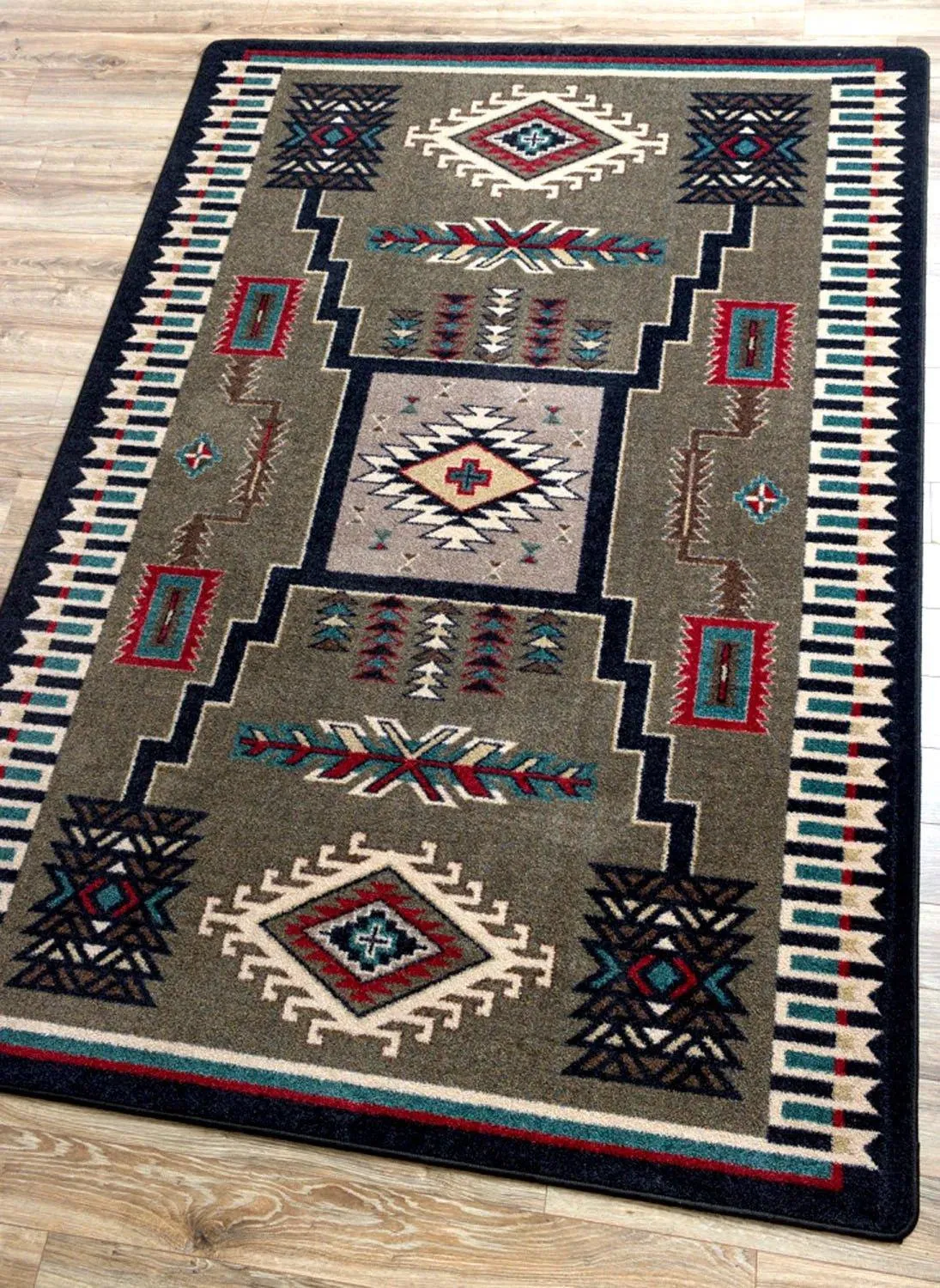 Wild Whiskey Area Rugs in Green
