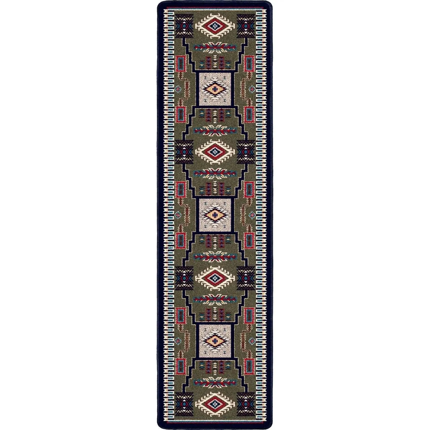 Wild Whiskey Area Rugs in Green