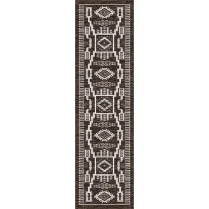 Wild Whiskey Floor Runner in Chocolate folding guest bed, rollaway bed