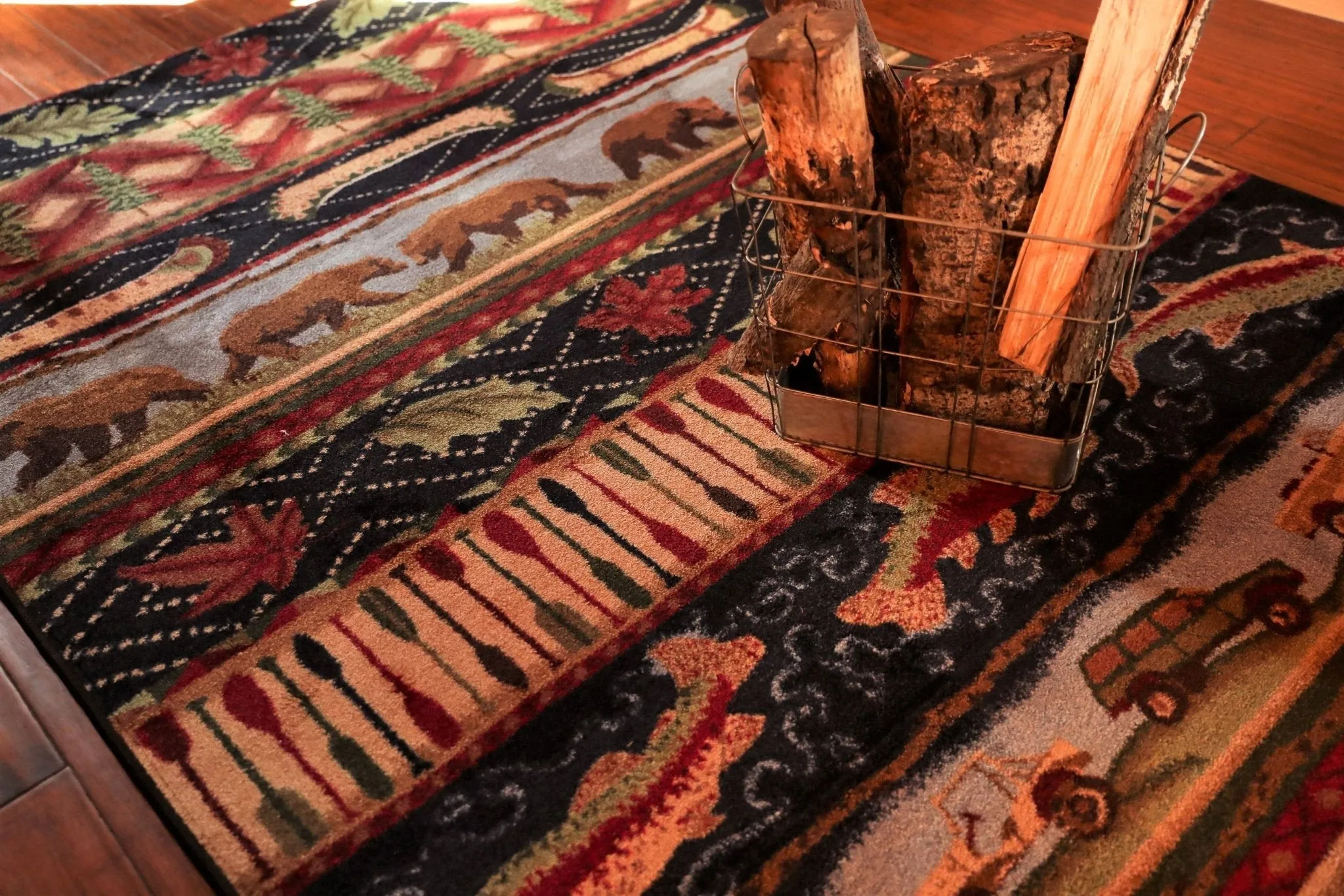 Wilderness Trek Multi Color Area Rugs & Runners