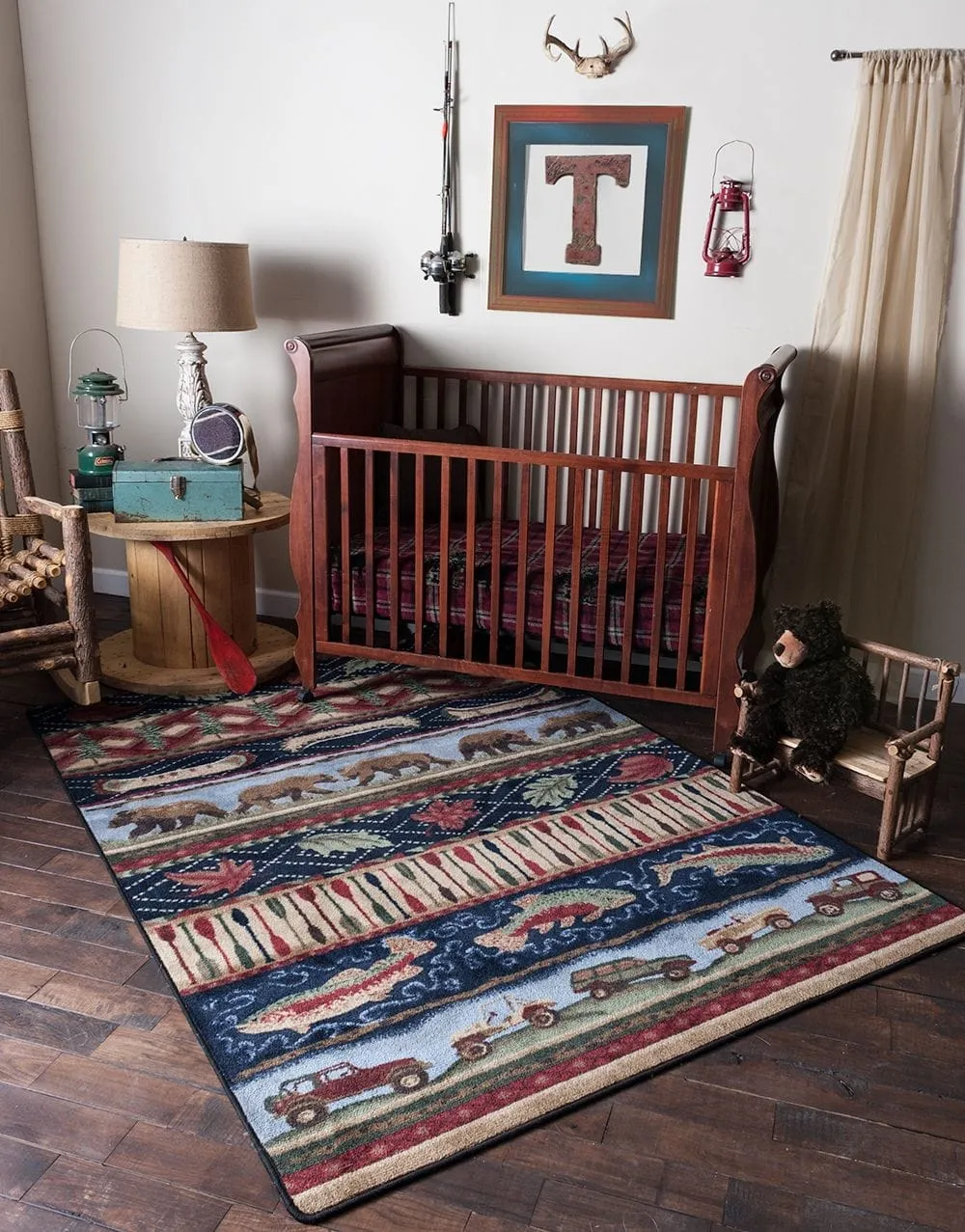 Wilderness Trek Multi Color Area Rugs & Runners
