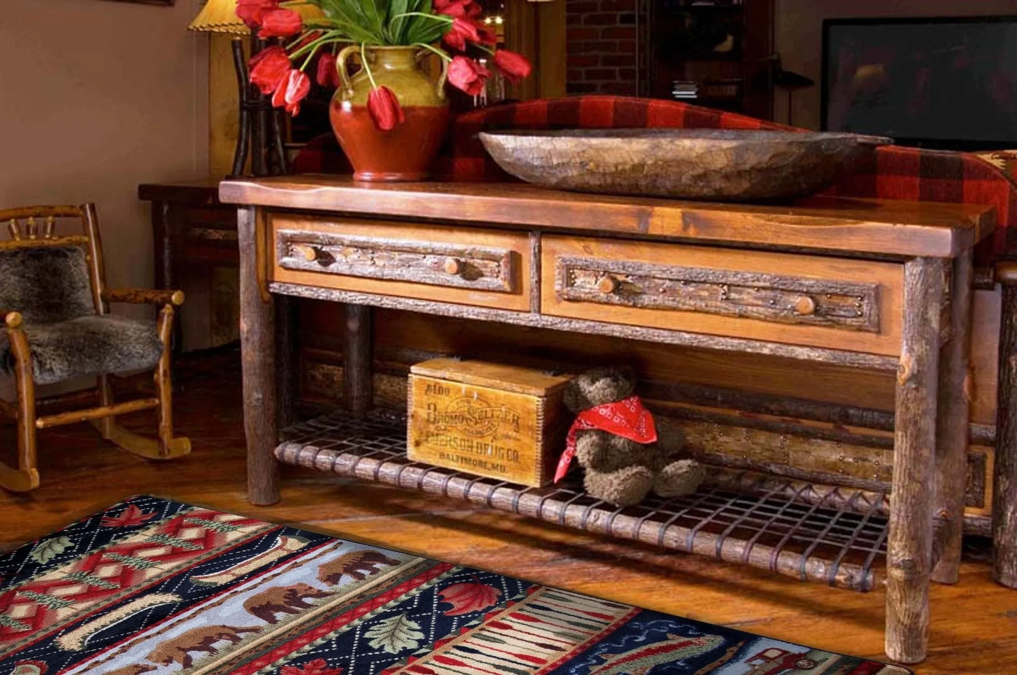 Wilderness Trek Multi Color Area Rugs & Runners