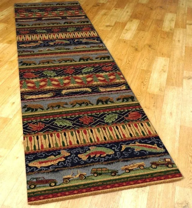 Wilderness Trek Multi Color Area Rugs & Runners