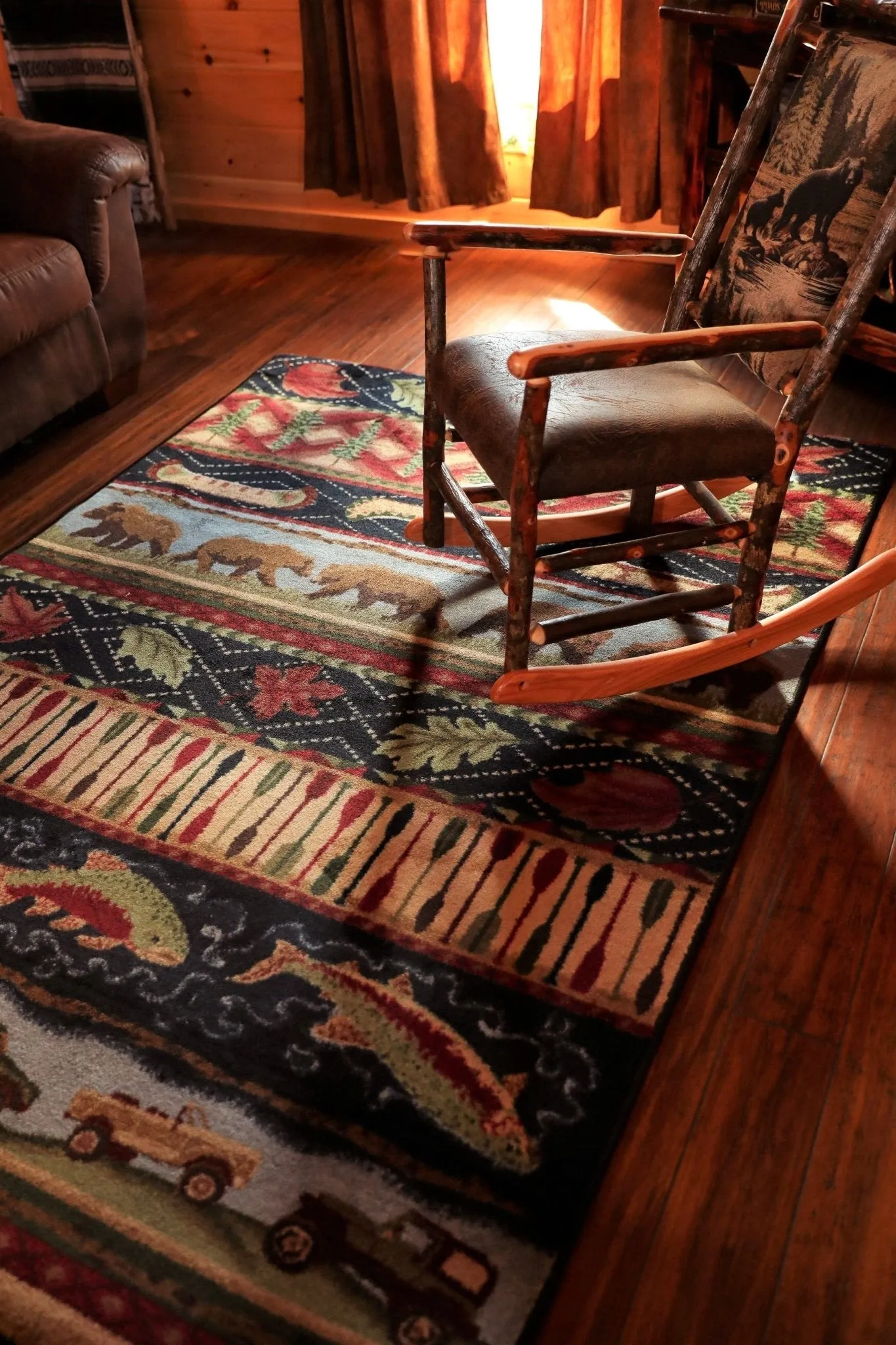 Wilderness Trek Multi Color Area Rugs & Runners