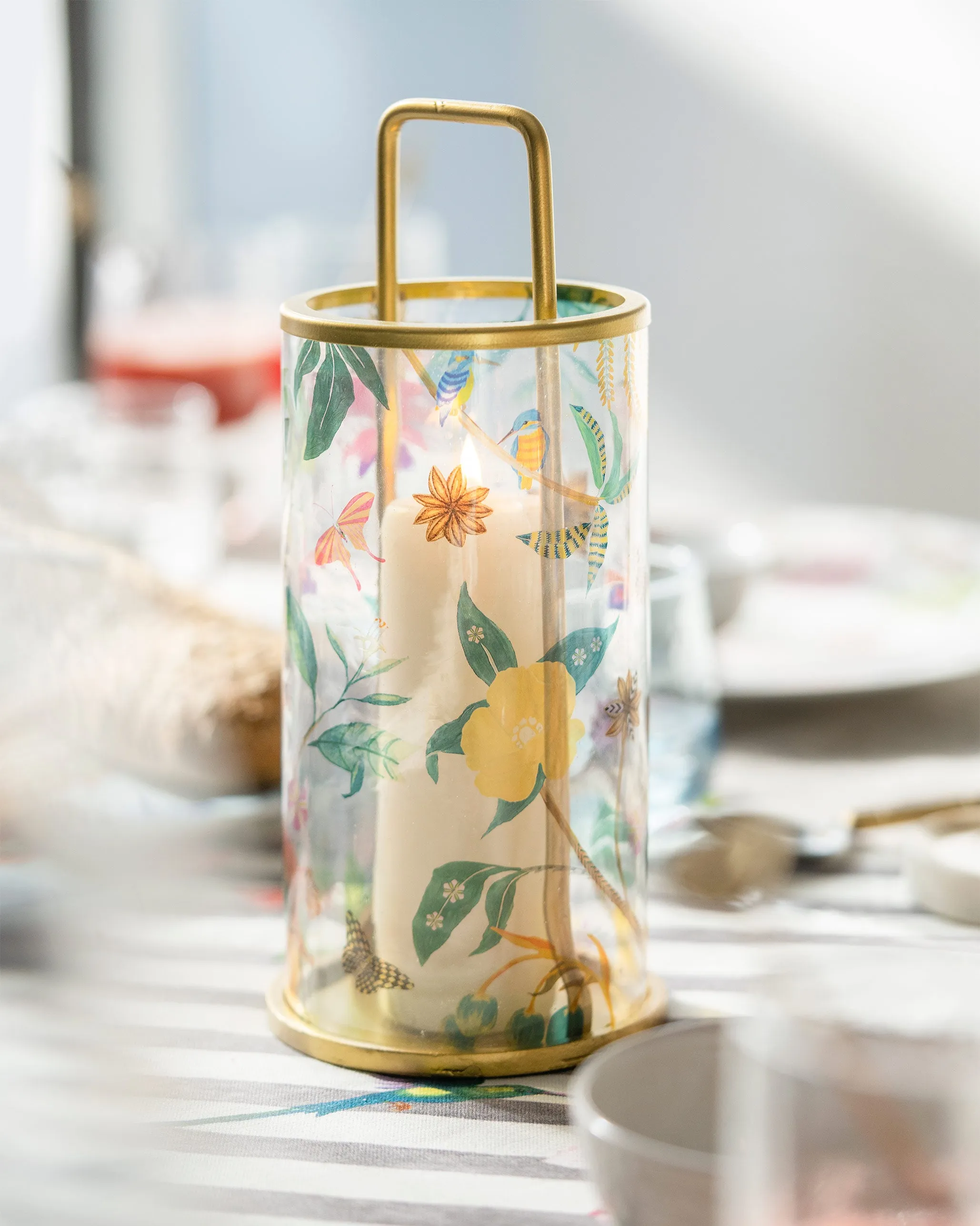 Wildflower Lantern barware set, cocktail shaker