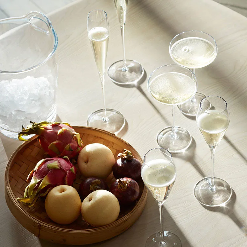 Wine Champagner Saucers Set of 2, 300ml, Clear