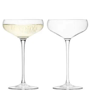 Wine Champagner Saucers Set of 2, 300ml, Clear ceramic platter, appetizer tray