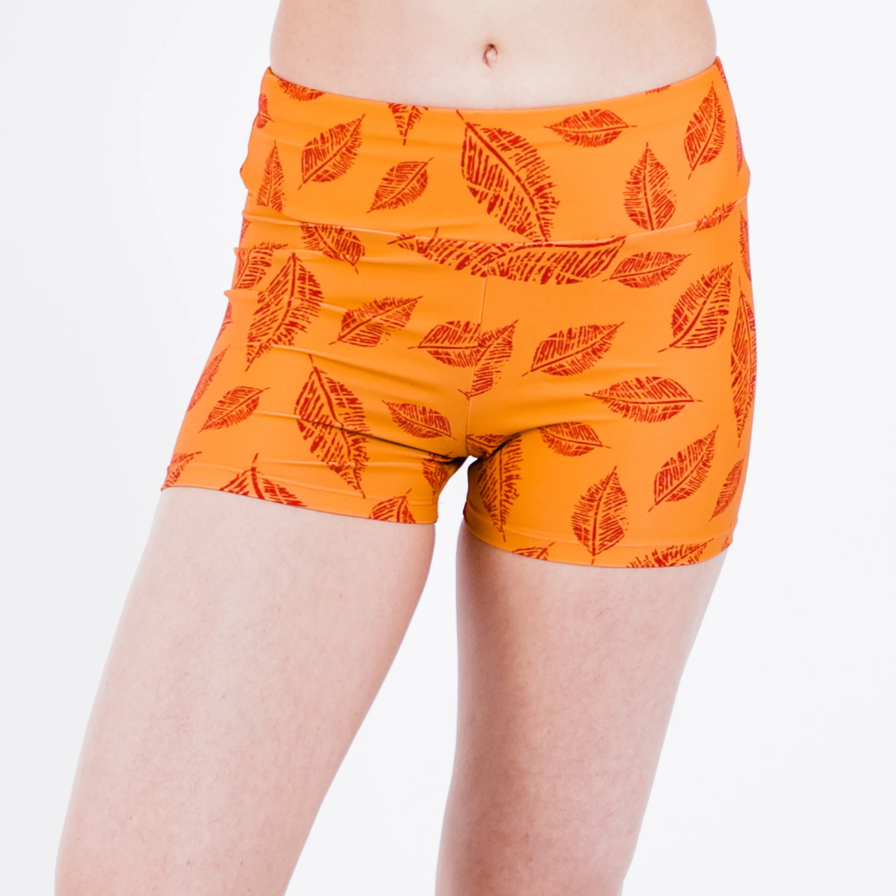 Women's Plus High Waisted Swim Shorts