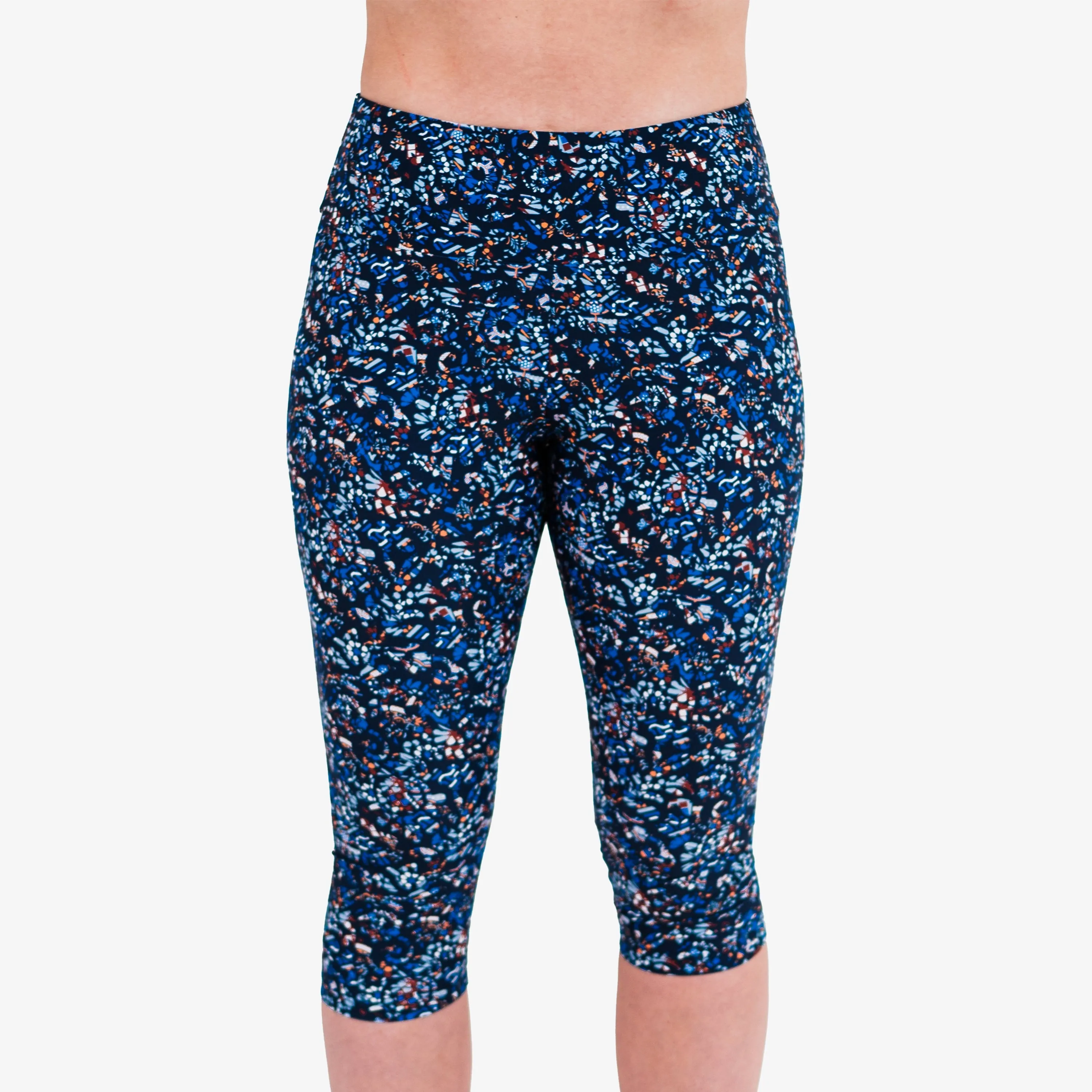 Women's Women's High Waisted Capri Swim Leggings
