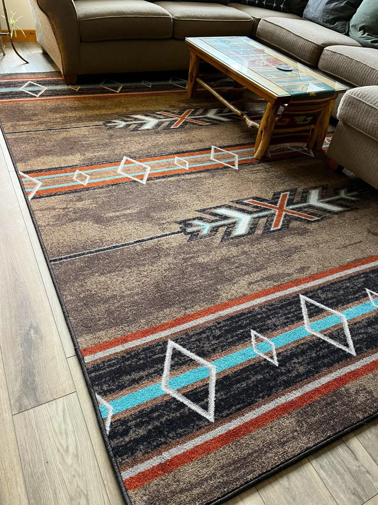 X's & Diamonds Southwestern Area Rugs