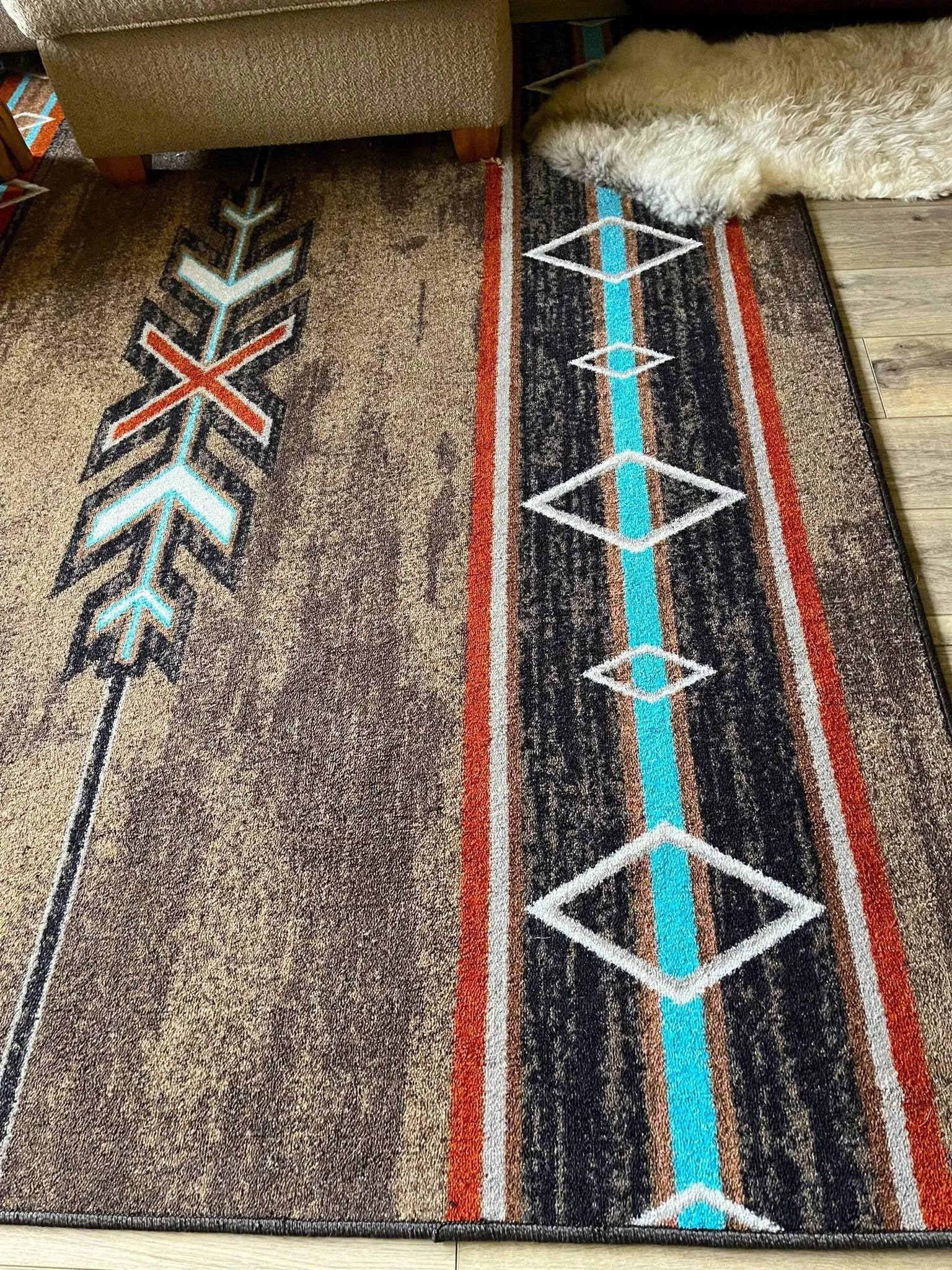 X's & Diamonds Southwestern Area Rugs