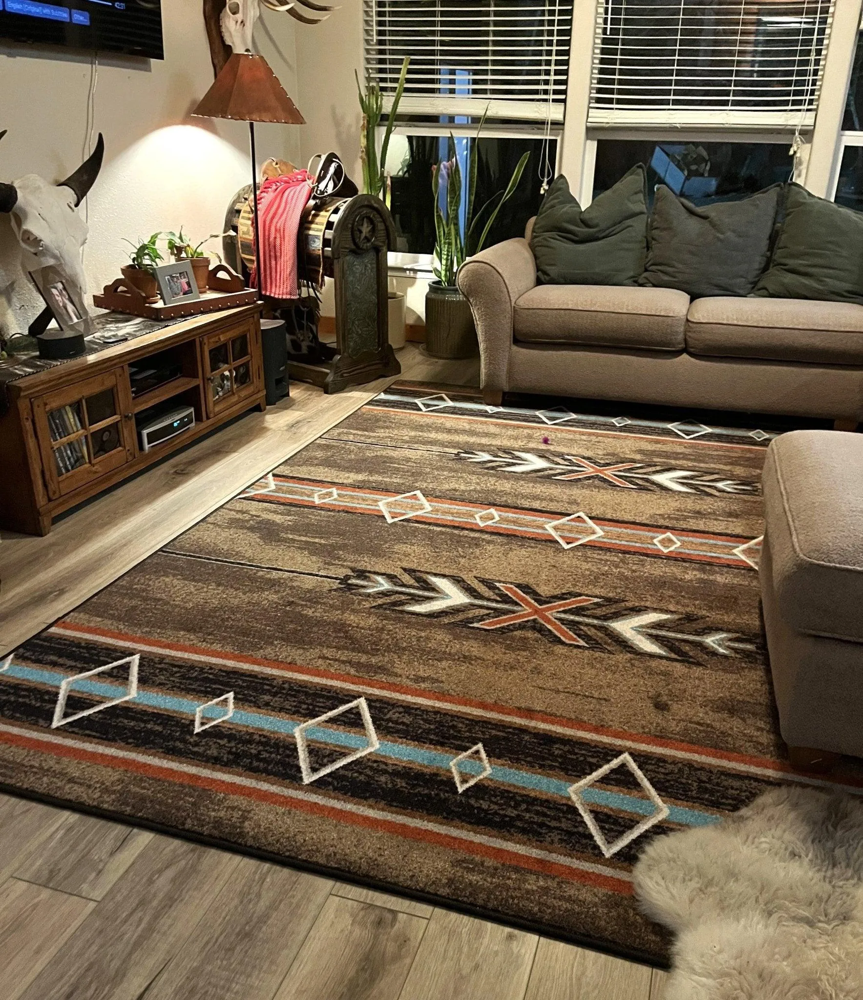 X's & Diamonds Southwestern Area Rugs