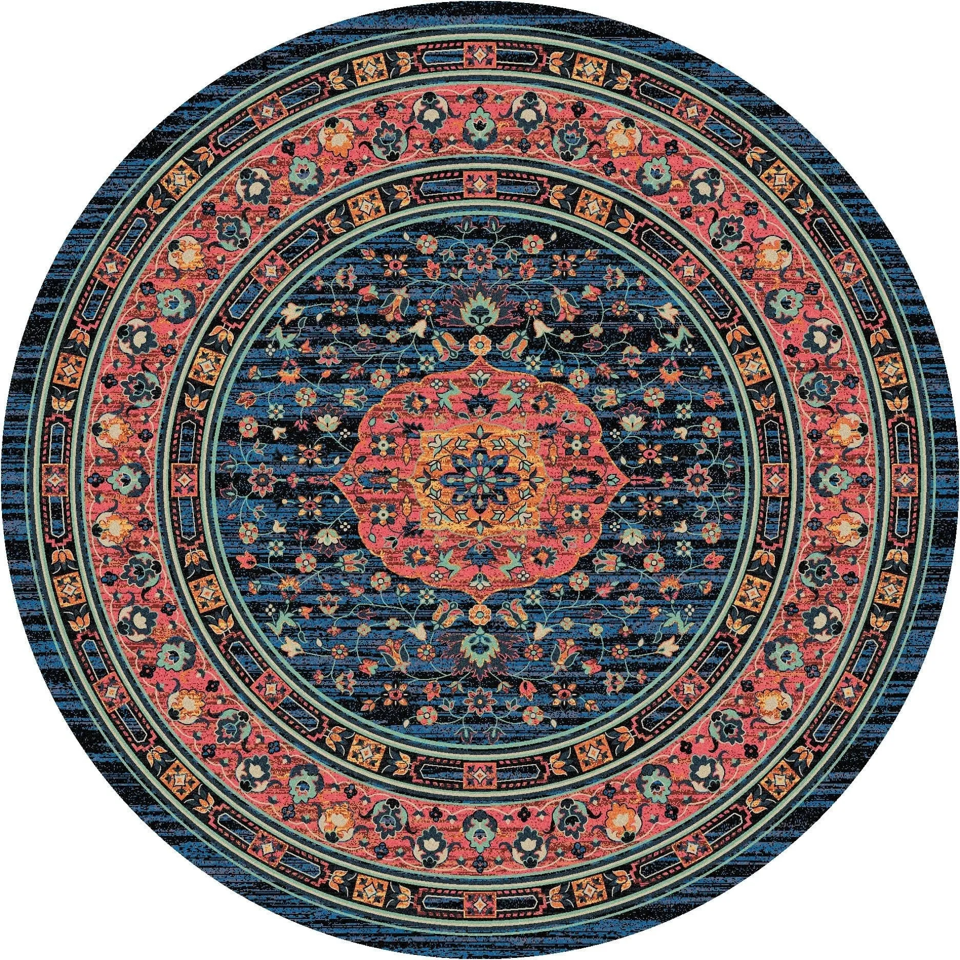 Zanza Marionberry Art Area Rugs