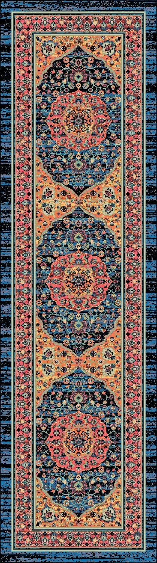 Zanza Marionberry Art Area Rugs