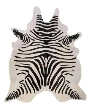 Zebra Print Cowhide Rug fire pit, outdoor fire bowl